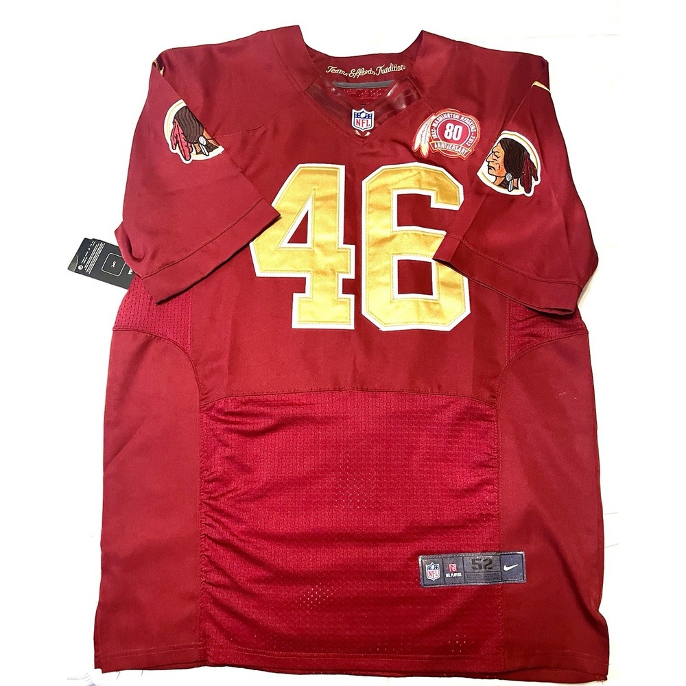 Authentic Washington Redskins Nike NFL Foot Game Jersey-2012 80th Anniversary